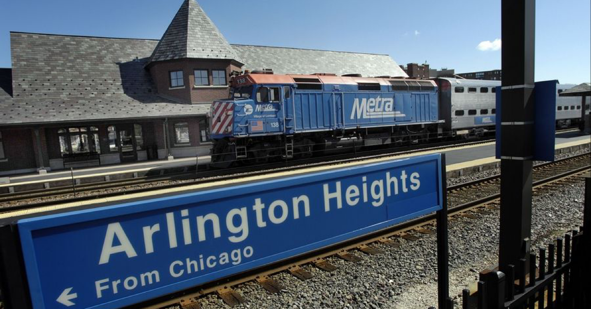 1 person dead after Metra train strikes vehicle in Arlington Heights ...