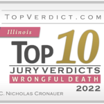 Cronauer Law consiguió un veredicto que se situó entre los 10 mejores del Estado de Illinois en casos de Muerte por negligencia.
