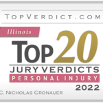 Cronauer Law consiguió un veredicto que se situó entre los 20 mejores del Estado de Illinois por Lesiones personales