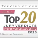 Cronauer Law logró uno de los 20 veredictos con jurado más importantes de Illinois entre los accidentes de vehículos de motor
