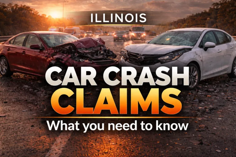 Illinois car crash claims infographic - Cronauer Law personal injury attorney